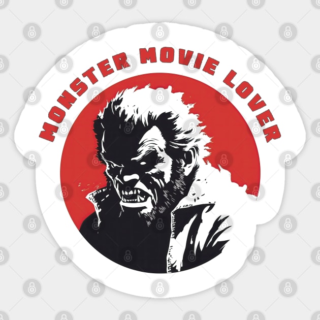 Monster Movie Lover Sticker by MythicLegendsDigital